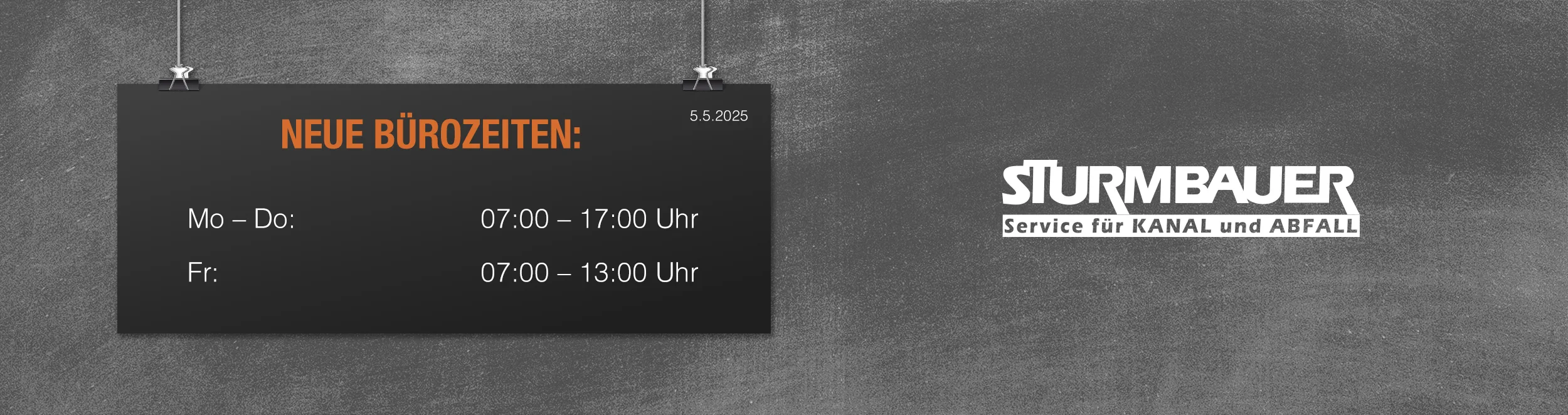 Öffnungszeiten 2025